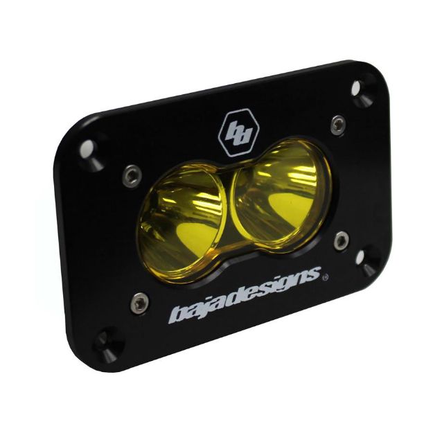 Picture of LED Work Light Amber Lens Flush Mount S2 Sport Baja Designs