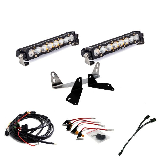 Picture of F-150 Dual 10 Inch S8 Light Bar Kit For 18-On Ford F-150 Baja Designs
