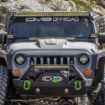 Picture of Jeep JK Cowl Hood Hinge Light Bar Mount 07-14 Wrangler JK DV8 Offroad