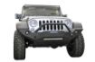 Picture of Jeep JK Front Bumper w/Fog Light Holes FS-18 07-18 Wrangler JK Steel Mid Length DV8 Offroad