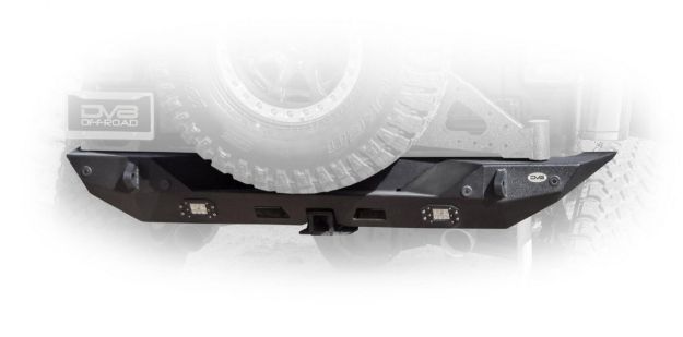 Picture of Jeep JL Rear Bumper with LED Lights 18-Present Wrangler JL DV8 Offroad