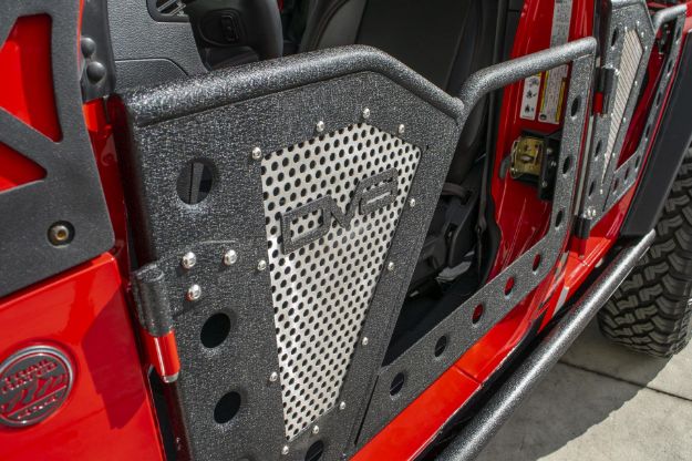 Picture of Jeep JL Rock Door W/ Perforated Aluminum Mesh 18-Present Wrangler JL 4 Door DV8 Offroad