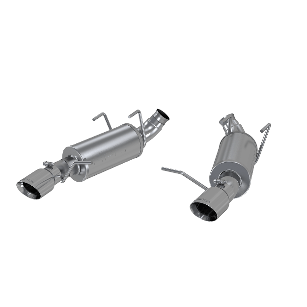 Picture of Ford 3 Inch Dual Muffler Axle Back Split Rear For 11-14 Ford Mustang V6 3.6L MBRP