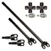 Picture of Dana 30 4340 Chromoly Steel Front Axle Kit W/Excalibur U-Joints Nitro Gear and Axle