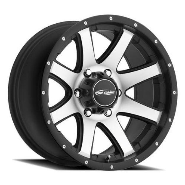 Picture of Series 86 Reflex 20x9 with 6 on 120 Bolt Pattern Machined With Black Trim Pro Comp Alloy Wheels