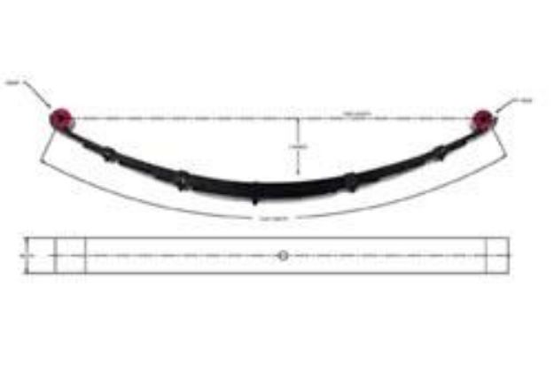 Picture of 2.5 Inch Front Leaf Spring 73-91 GM 1500/2500 4WD Pro Comp Suspension