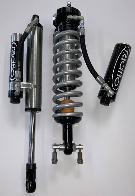 Picture of OE Replacement 2.5 Inch Front Coil-Over Kit 19 and Up Ranger 3 Inch Lift W/Remote Reservoir and Compression Adjusters Radflo