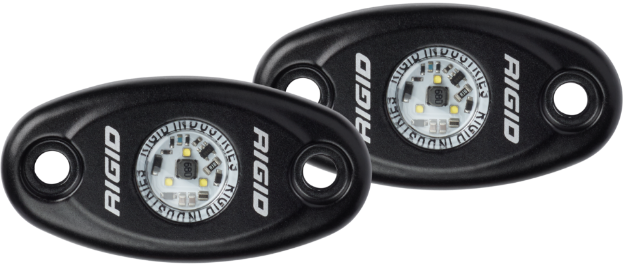 Picture of High Power Black Housing Cool White Pair A-Series RIGID Industries