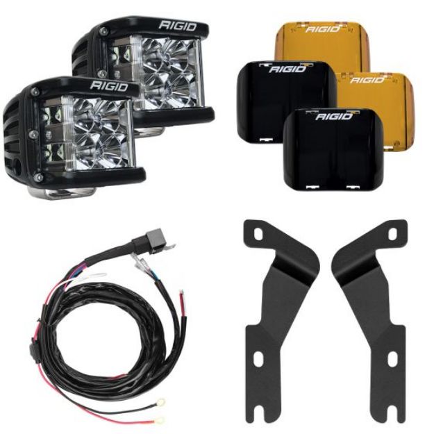 Picture of 2016-2020 Toyota Tacoma A-Pillar Light Kit, Includes D-SS Flood RIGID Industries