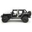 Picture of Jeep Tubular Doors Rear 07-18 Jeep JK Wrangler 4 Door Steel Black Powdercoat Smittybilt