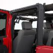 Picture of Jeep JKU Door Surrounds OE Style 2007-2018 Wrangler JKU 4-Door Set Black Smittybilt