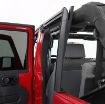 Picture of Jeep JKU Door Surrounds OE Style 2007-2018 Wrangler JKU 4-Door Set Black Smittybilt