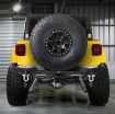 Picture of Jeep JL SRC Rear Bumper Gen2 Reciever Hitch D-Ring Mount 2018-Present Wrangler JL Black Smittybilt