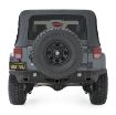 Picture of Jeep JK SRC Carbine Rear Bumper Receiver Hitch D-Ring Mounts 2007-2018 Wrangler JK Black Smittybilt