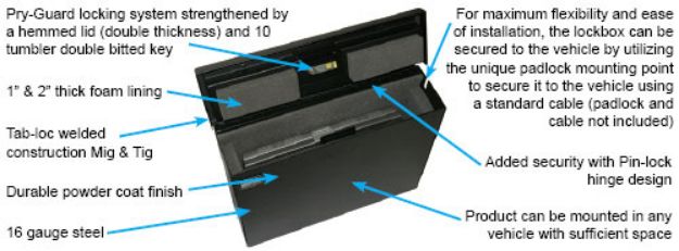 Picture of Laptop Computer Security Lockbox Tuffy Security