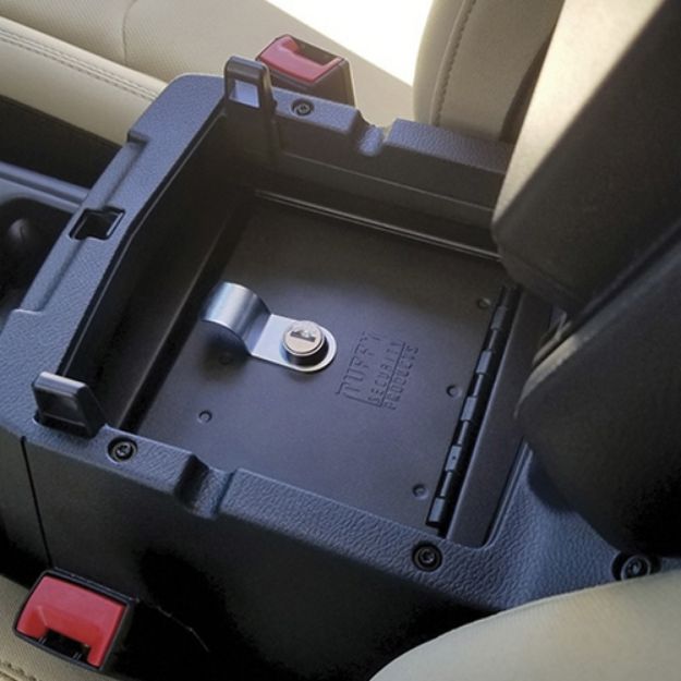 Picture of Jeep JL Security Console Insert Black Tuffy Security